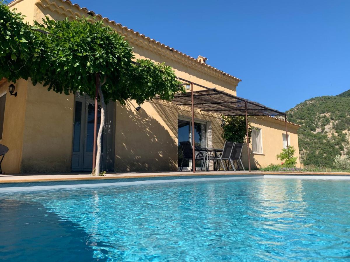 Estive Des Angelettes Piscine Chauffee Sauna Saint-Ferréol-Trente エクステリア 写真