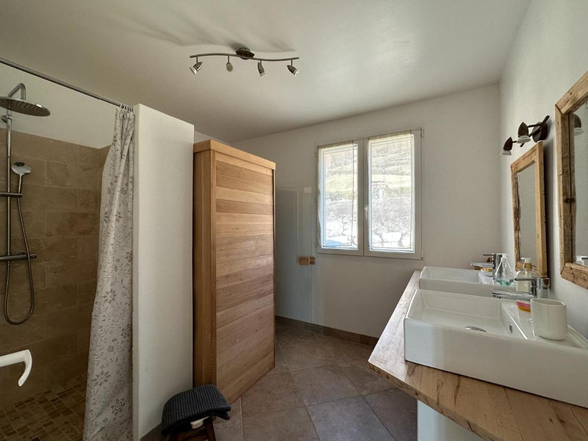 Estive Des Angelettes Piscine Chauffee Sauna Saint-Ferréol-Trente エクステリア 写真