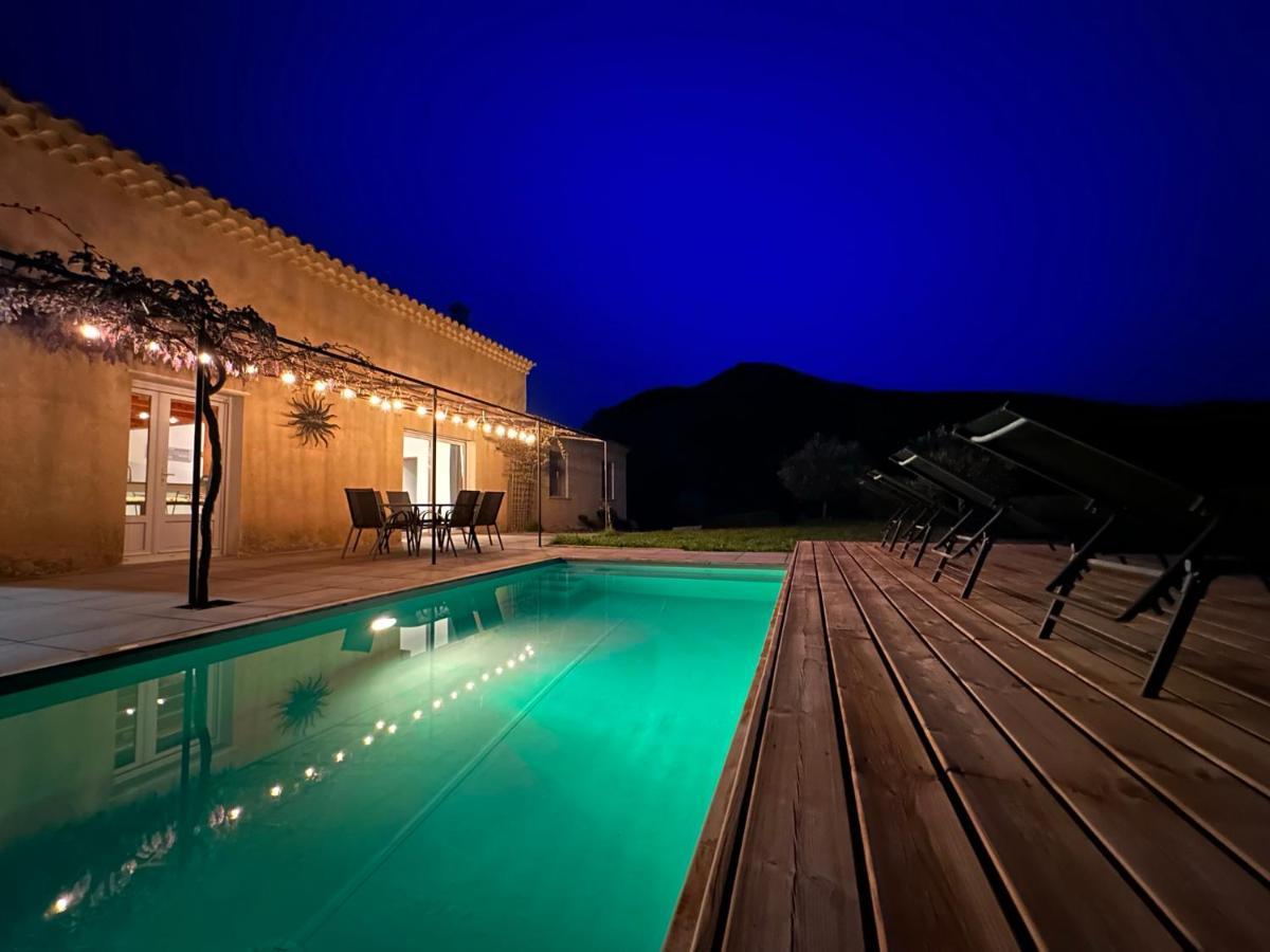 Estive Des Angelettes Piscine Chauffee Sauna Saint-Ferréol-Trente エクステリア 写真